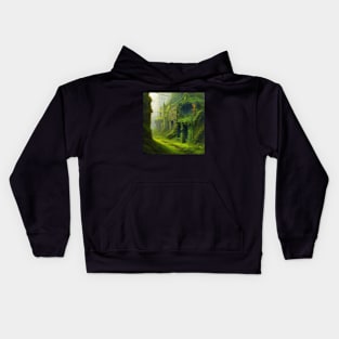 Nature's Reclamation: Ghost Town Serenade Kids Hoodie